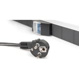 Digitus A-19-STRIP42-1, Ciabatta Nero/alluminio