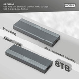 Digitus DA-71120-1, Disk enclosure alluminio