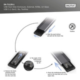 Digitus DA-71120-1, Disk enclosure alluminio