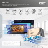Digitus DA-71120-1, Disk enclosure alluminio