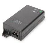 Digitus Iniettore PoE+, 802.3at, 30 Watt 802.3at, 30 Watt, Gigabit Ethernet, 10,100,1000 Mbit/s, IEEE 802.3at, Nero, 400 m, Cina