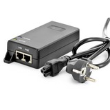 Digitus Iniettore PoE+, 802.3at, 30 Watt 802.3at, 30 Watt, Gigabit Ethernet, 10,100,1000 Mbit/s, IEEE 802.3at, Nero, 400 m, Cina