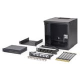 Digitus Set di rete SOHO Pro 10" 315x300 mm (LxP), IT armadio Nero