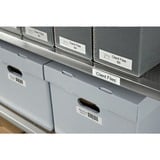 Dymo D1 etichette originali | Rotolo da 12 mm x 7 m | stampa bianca su Trasparente | etichette autoadesive per etichettatrice LabelManager | 1 Pezzo, Nastro di scrittura Bianco su trasparente, Poliestere, Belgio, -18 - 90 °C, DYMO, LabelManager, LabelWriter 450 DUO