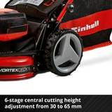EINHELL GE-CM 36/47 S HW Li Batteria Nero, Rosso, Rasaerba rosso/Nero, 47 cm, 3 cm, 6,5 cm, 700 m², 75 L, 3300 Giri/min