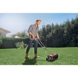 EINHELL GE-HM 38 S Tagliaerba a spinta Nero, Rosso, Falciatore della bobina rosso/Nero, Tagliaerba a spinta, 38 cm, 1,3 cm, 3,8 cm, 250 m², Lame a cilindro