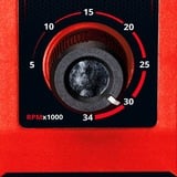 EINHELL Power X-Change utensile a batteria per levigatura / incisione TE-MT 18/34 Li-Solo, 18Volt, Smerigliatrice diritta rosso/Nero