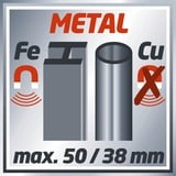 EINHELL TC-MD 50 multirilevtore digitale Cavo in tensione, Metallo, Legno, Dispositivo di tracciamento rosso/Nero, 6F22, 9 V, 1 min, 150 g, 365 mm, 220 mm