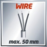 EINHELL TC-MD 50 multirilevtore digitale Cavo in tensione, Metallo, Legno, Dispositivo di tracciamento rosso/Nero, 6F22, 9 V, 1 min, 150 g, 365 mm, 220 mm