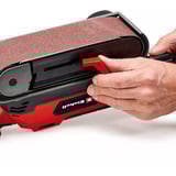 EINHELL TE-BS 850 E, Levigatrice a nastro rosso/Nero