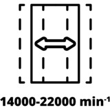 EINHELL TE-OS 18/230 Li-Solo, 4460720, Levigatrice orbitale rosso/Nero