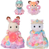 EPOCH Sylvanian Families - Set di figure Principesse dei fiori, Giochi di costruzione 