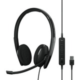| SENNHEISER ADAPT 160T USB II Auricolare Cablato A Padiglione Ufficio USB tipo A Nero