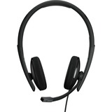 EPOS | SENNHEISER ADAPT 160T USB II Auricolare Cablato A Padiglione Ufficio USB tipo A Nero Nero, Cablato, Ufficio, 20 - 20000 Hz, 136 g, Auricolare, Nero