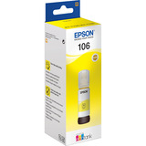 Epson 106 EcoTank Yellow ink bottle, Inchiostro Originale, Giallo, Epson, - EcoTank ET-7750 - EcoTank ET-7700, 70 ml, Stampa inkjet