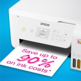 Epson EcoTank ET-2826 bianco, Ad inchiostro, Stampa a colori, 5760 x 1440 DPI, A4, Stampa diretta, Bianco