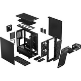 Fractal Design Meshify 2 Compact Tower Nero Nero, Tower, PC, Nero, ATX, micro ATX, Mini-ITX, Acciaio, Giocare