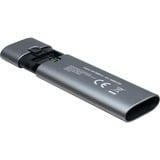 Inter-Tech 88884125, Disk enclosure grigio