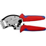 KNIPEX Twistor 16, Pinza crimpatrice rosso/Blu
