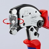KNIPEX Twistor 16, Pinza crimpatrice rosso/Blu