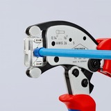 KNIPEX Twistor 16, Pinza crimpatrice rosso/Blu