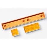 Keychron Keycap artigianale Enter in lega di alluminio, copritasto bianco/Orange