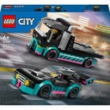 LEGO City Auto da corsa e trasportatore, Giochi di costruzione Set da costruzione, 6 anno/i, Plastica, 328 pz, 519 g