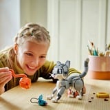 LEGO Creator 3 in 1 31163 Gatto Giocoso Giocattolo, Si Trasforma in Piccione o in Cane, Regalo per Bambini e Bambine 8+ Anni, Giochi di costruzione Si Trasforma in Piccione o in Cane, Regalo per Bambini e Bambine 8+ Anni, Set da costruzione, 8 anno/i, Plastica, 407 pz, 518 g