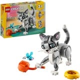 LEGO Creator Gatto giocoso, Giochi di costruzione Set da costruzione, 8 anno/i, Plastica, 407 pz, 518 g