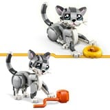 LEGO Creator Gatto giocoso, Giochi di costruzione Set da costruzione, 8 anno/i, Plastica, 407 pz, 518 g