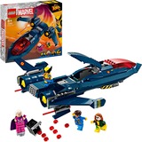 LEGO | Marvel 76281 X-Jet di X-Men, Aereo Giocattolo per Bambini di 8+ Anni, Modellino da Costruire con Minifigure di Supereroi, Giochi di costruzione Aereo Giocattolo per Bambini di 8+ Anni, Modellino da Costruire con Minifigure di Supereroi, Set da costruzione, 8 anno/i, Plastica, 359 pz, 600 g