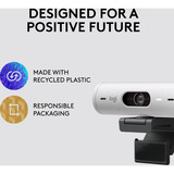 Logitech Brio 500, Webcam bianco/Nero