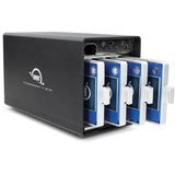 OWC ThunderBay 4 mini Box esterno HDD/SSD Nero 2.5" Nero, Box esterno HDD/SSD, 2.5", SATA, 40 Gbit/s, Collegamento del dispositivo USB, Nero