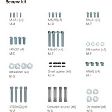 One for all Supporto da parete per TV WM 6242, Montaggio a parete Nero