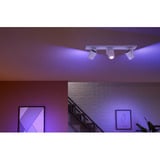 Philips Hue White & Color Ambiance Argenta 3er-Spot, Luce LED bianco