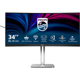 Philips Serie 5000 34B2U5600C/00 Monitor PC 86,4 cm (34") 3440 x 1440 Pixel Dual QHD LCD Grigio, Monitor LED grigio scuro/Argento, 86,4 cm (34"), 3440 x 1440 Pixel, Dual QHD, LCD, 4 ms, Grigio