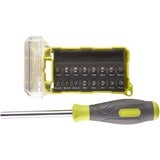 Ryobi Cacciavite RSD17PCS, con set di 17 punte, Set di bit verde/grigio