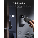 SwitchBot Campanello video con display, Campanello per porte bianco/Argento