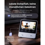 SwitchBot Campanello video con display, Campanello per porte bianco/Argento