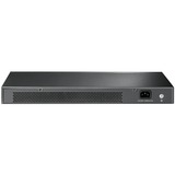 TP-Link Switch 24-porte Gigabit Rack Unmanaged, Interruttore Nero, Non gestito, Gigabit Ethernet (10/100/1000), Full duplex, Montaggio rack, 1U, Vendita al dettaglio