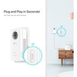TP-Link TL-WPA1300P KIT 1300 Mbit/s Collegamento ethernet LAN Wi-Fi Bianco 2 pz, PowerLAN 1300 Mbit/s, IEEE 1901, IEEE 802.3, IEEE 802.3u, Tipo E/F, Gigabit Ethernet, 10,100,1000 Mbit/s, Wi-Fi 5 (802.11ac)