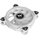 Thermaltake CL-F100-PL12SW-C sistema di raffreddamento per computer Case per computer Ventilatore 12 cm Bianco bianco, Ventilatore, 12 cm, Bianco