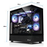 Thermaltake PC-000140-DE, PC Gaming Nero