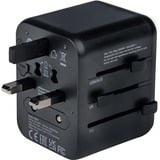 Verbatim 49543 adattatore per presa di corrente Universale Nero, Viaggio di spina Nero, Universale, Universale, Tipo A, Tipo B, Tipo C (Europlug), Tipo E (FR), Tipo F, Tipo G (UK), Tipo I (AU), Tipo J (CH),..., Tipo A, Tipo B, Tipo C, Tipo D (UK), Tipo E (FR), Tipo F, Tipo G (UK), Tipo H (IL), Tipo I (AU),..., 100 - 250 V, 50 - 60 Hz