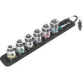 Wera 05003995001 Set di bussole, chiave combinata   Nero, Set di bussole, 1/2", Metrico, 6 testina/e, 10,13,15,16,17,19 mm