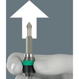 Wera Kraftform Kompakt 838 RA-R M Set 1, con funzione a cricchetto, Set di bit Nero/Verde