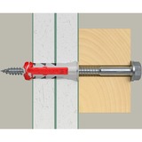 fischer Tassello DUOPOWER 10x50 BigBox grigio chiaro/Rosso