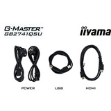 iiyama G-MASTER GB2741QSU-B1 Monitor PC 68,6 cm (27") 2560 x 1440 Pixel 4K Ultra HD LED Nero, Monitor di gioco Nero (opaco), 68,6 cm (27"), 2560 x 1440 Pixel, 4K Ultra HD, LED, 1 ms, Nero