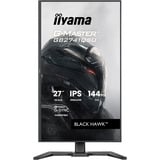 iiyama G-MASTER GB2741QSU-B1 Monitor PC 68,6 cm (27") 2560 x 1440 Pixel Nero, Monitor di gioco Nero (opaco), 68,6 cm (27"), 2560 x 1440 Pixel, Nero