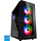 ALTERNATE PC Gaming Nero/trasparente